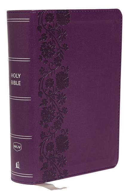 Cover: 9780785233404 | NKJV, End-of-Verse Reference Bible, Compact, Leathersoft, Purple,...