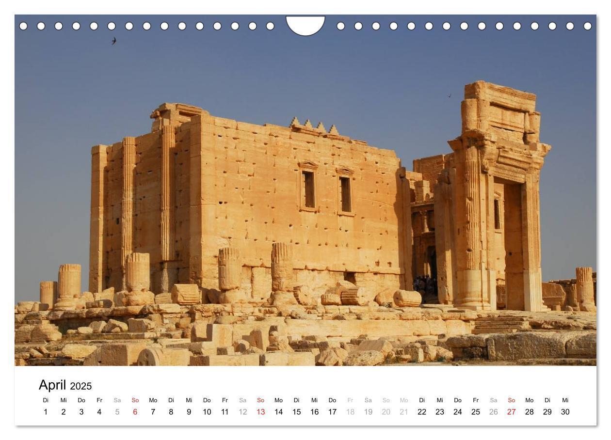 Bild: 9783435569885 | Syrien - verlorene Schätze (Wandkalender 2025 DIN A4 quer),...