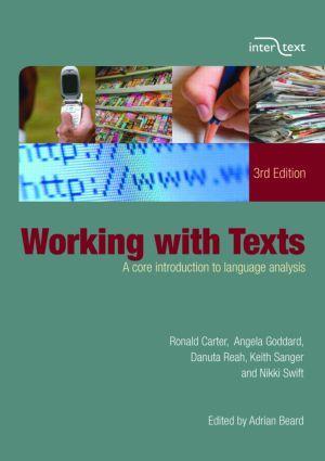 Cover: 9780415414241 | Working with Texts | A Core Introduction to Language Analysis | Buch