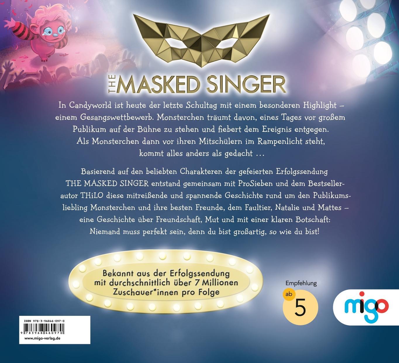 Rückseite: 9783968460970 | The Masked Singer 1. Monsterchens großer Auftritt | THiLO | Buch