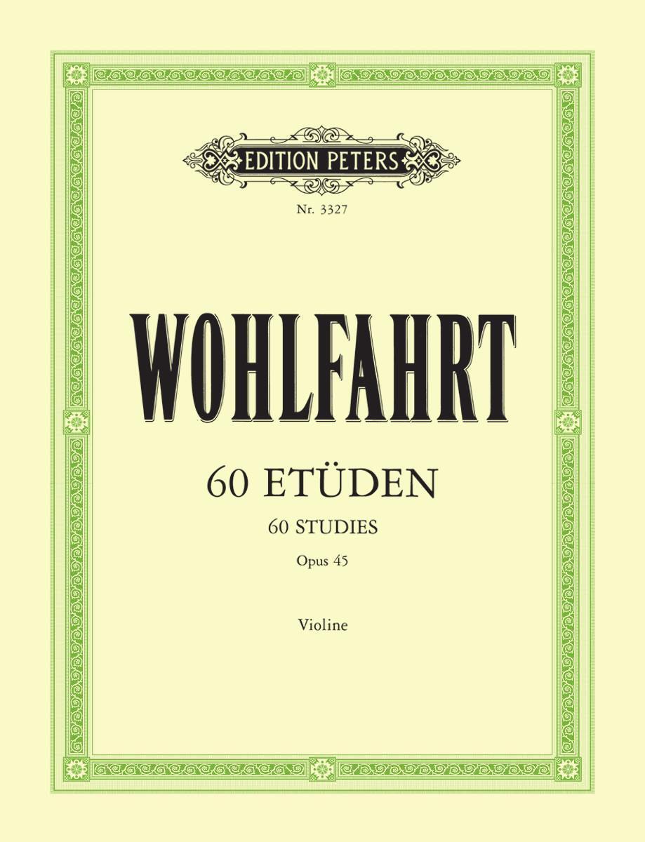 Cover: 9790014015589 | 60 Etüden für Violine solo op. 45 | Franz Wohlfahrt | Broschüre | 2007