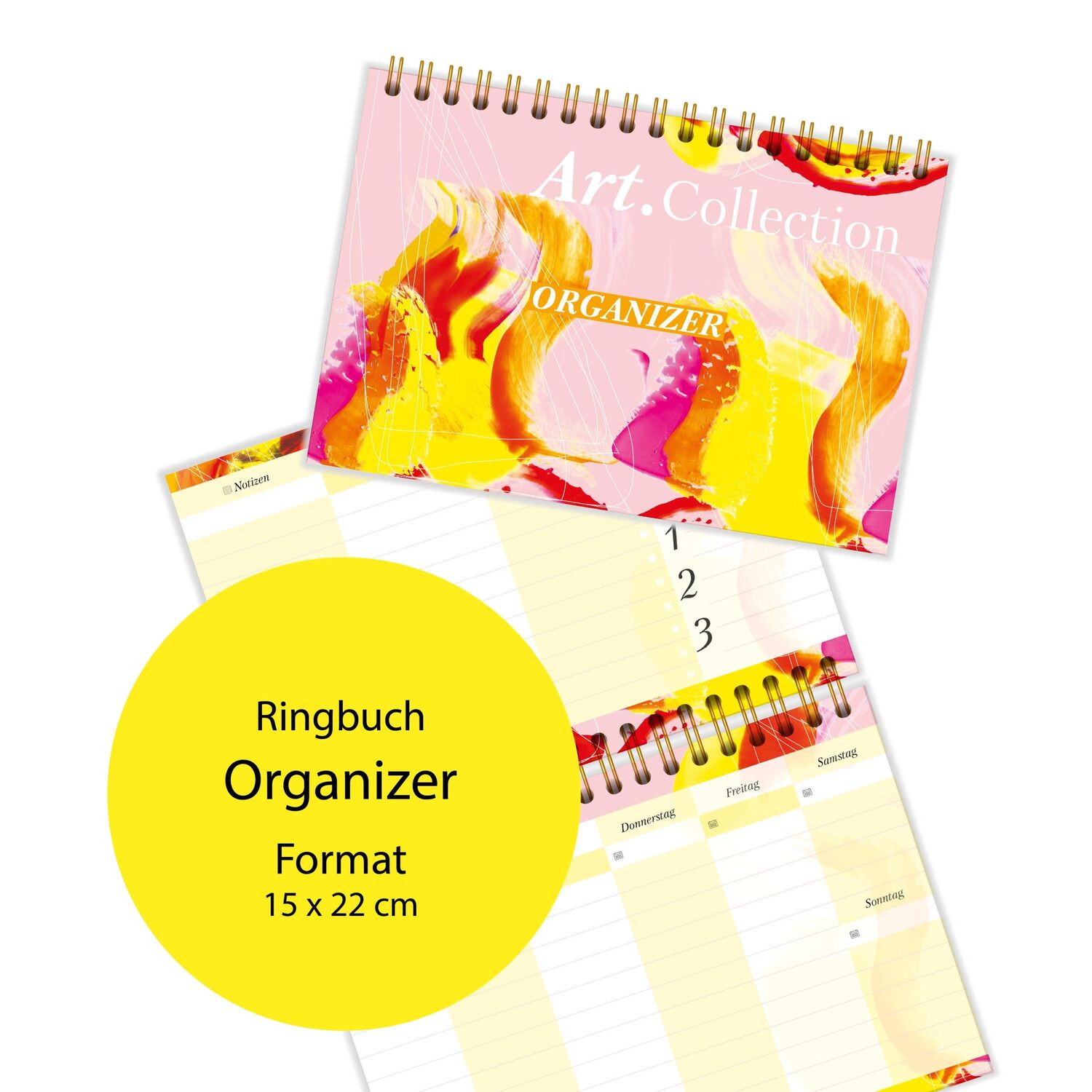 Bild: 9783989424418 | Tischkalender 2024/2025 Der ideale Tisch-Organizer ohne Datum mit...