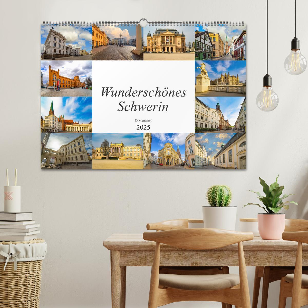 Bild: 9783435242641 | Wunderschönes Schwerin (Wandkalender 2025 DIN A2 quer), CALVENDO...