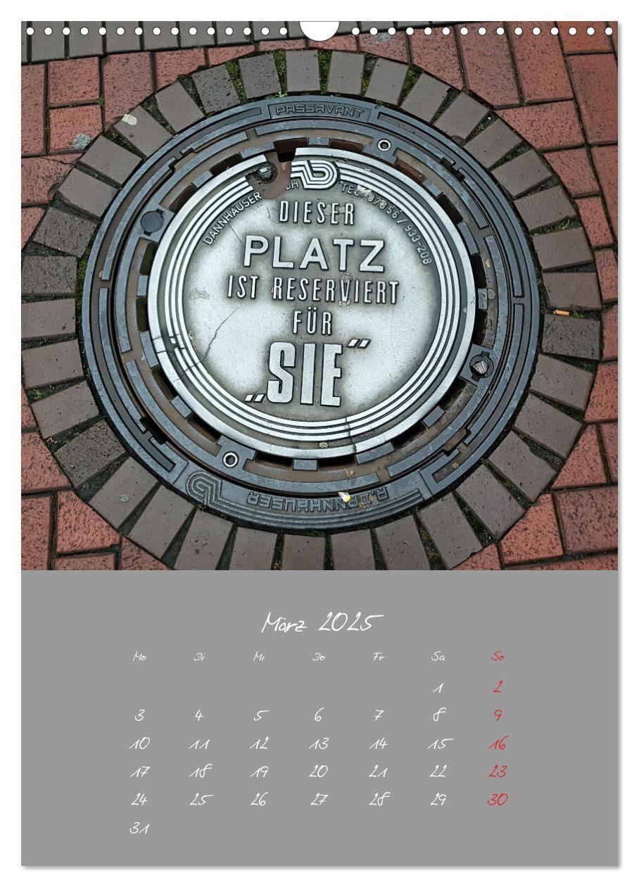 Bild: 9783435965991 | Faszination Kanaldeckel (Wandkalender 2025 DIN A3 hoch), CALVENDO...