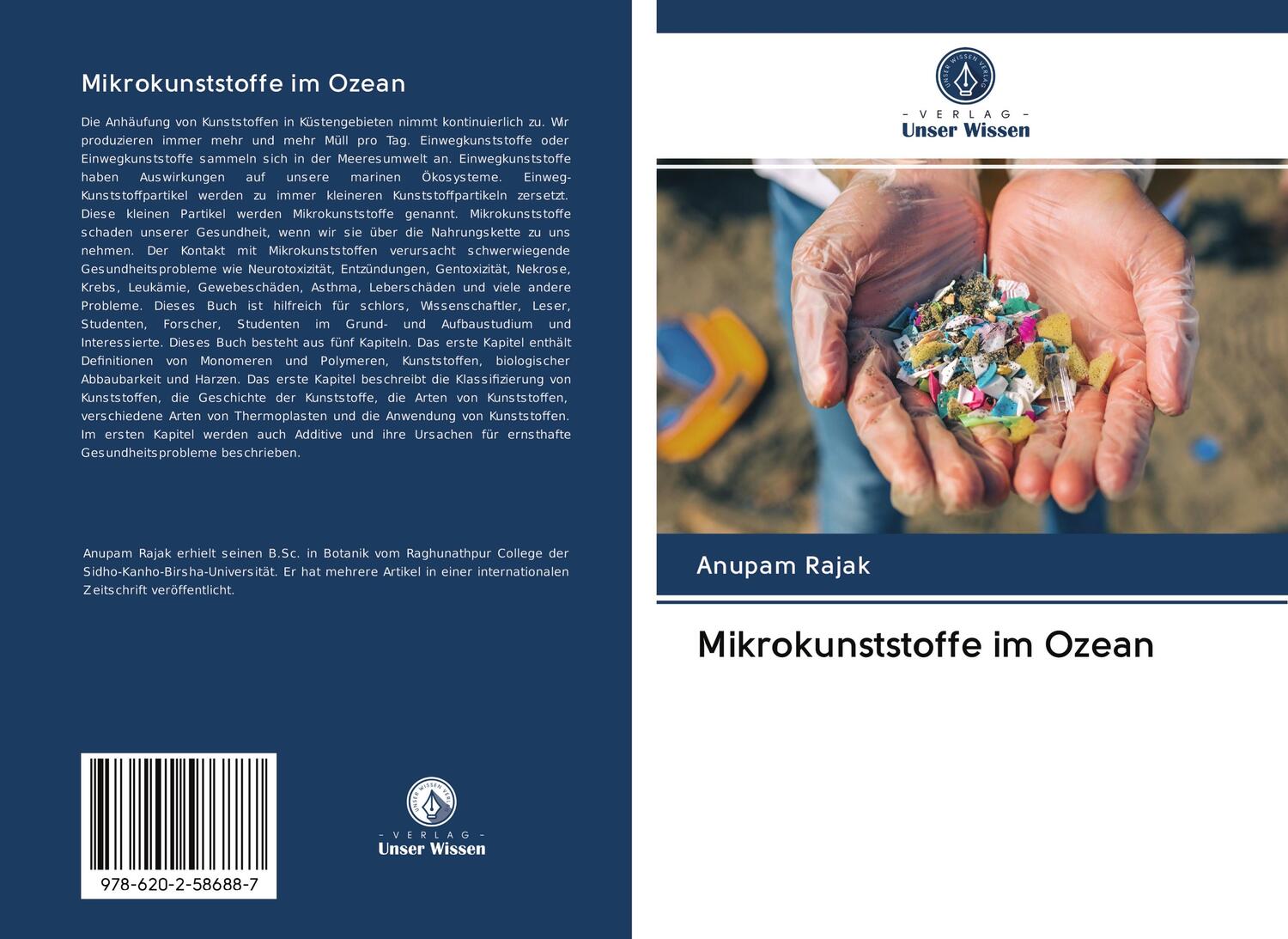 Cover: 9786202586887 | Mikrokunststoffe im Ozean | Anupam Rajak | Taschenbuch | Paperback