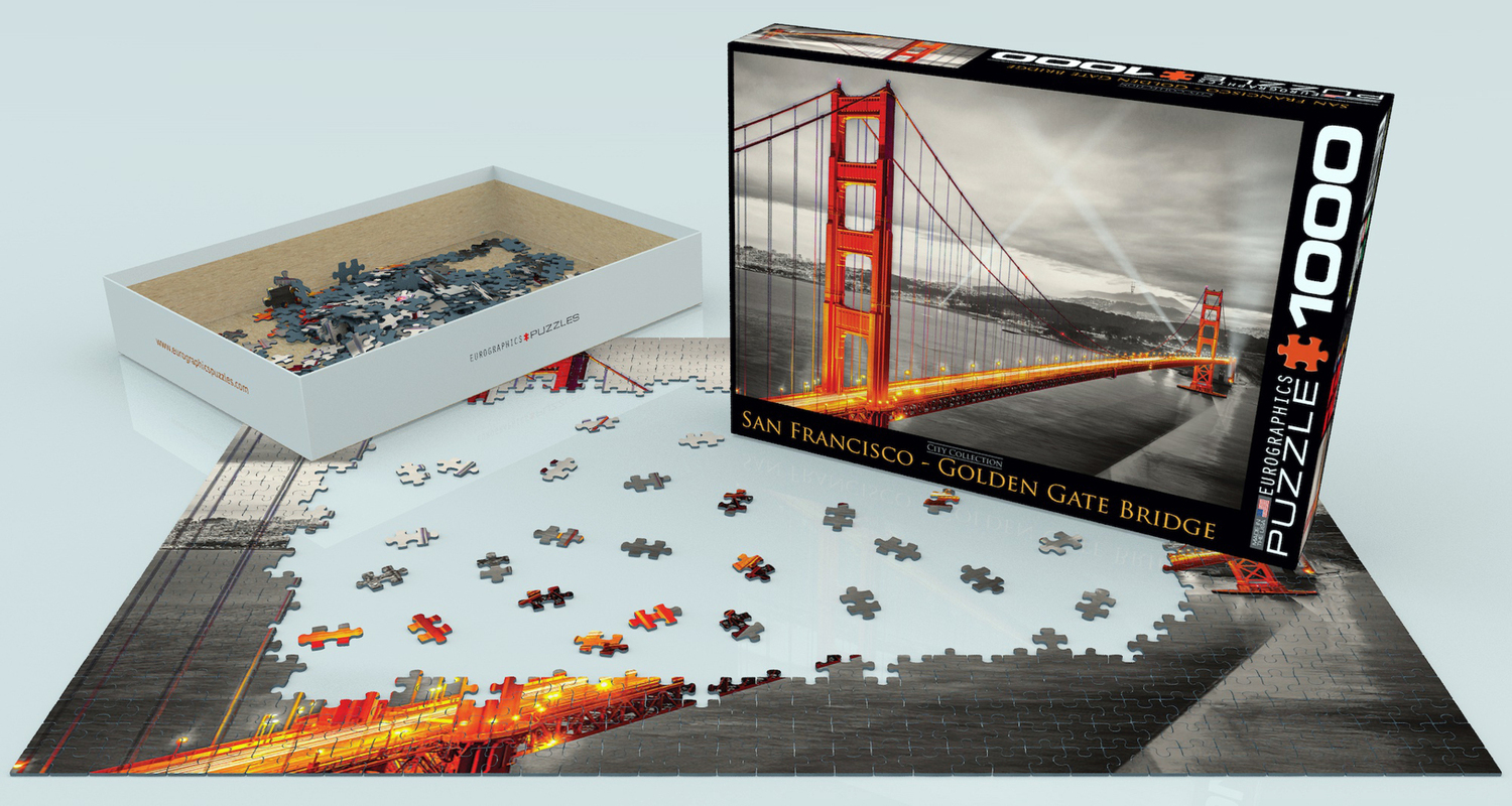 Bild: 628136106634 | Golden Gate Brücke (Puzzle) | Spiel | In Spielebox | 2021