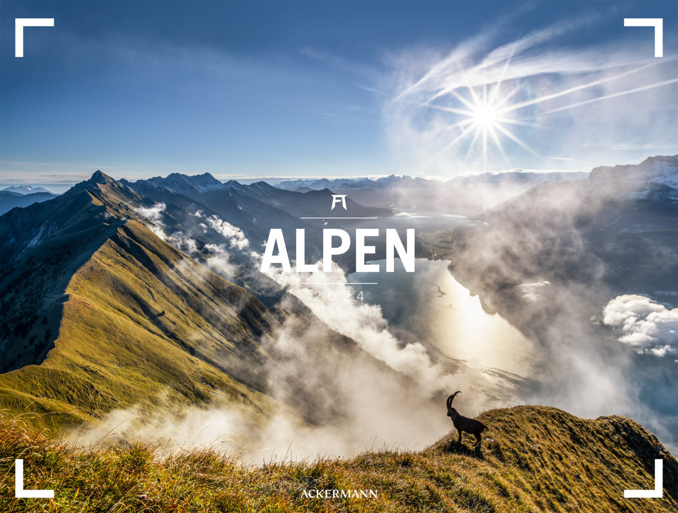 Cover: 9783838434247 | Alpen - Ackermann Gallery Kalender 2024 | Ackermann Kunstverlag | 2024