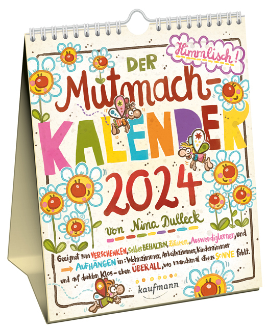Cover: 9783780632241 | Der Mutmachkalender 2024 | Nina Dulleck | Kalender | Spiralbindung