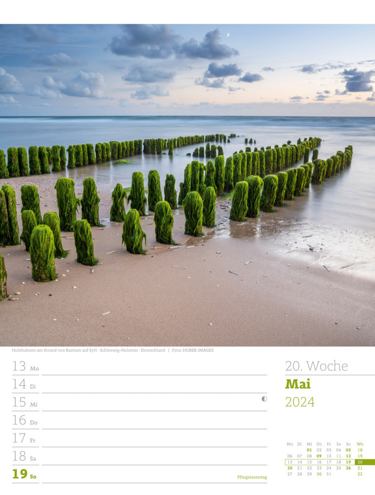Bild: 9783838434032 | Am Meer - Wochenplaner Kalender 2024 | Ackermann Kunstverlag | 56 S.