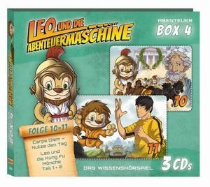 Cover: 4001504128241 | 3er CD-Box:Folge 10-11 | Leo und die Abenteuermaschine | Audio-CD