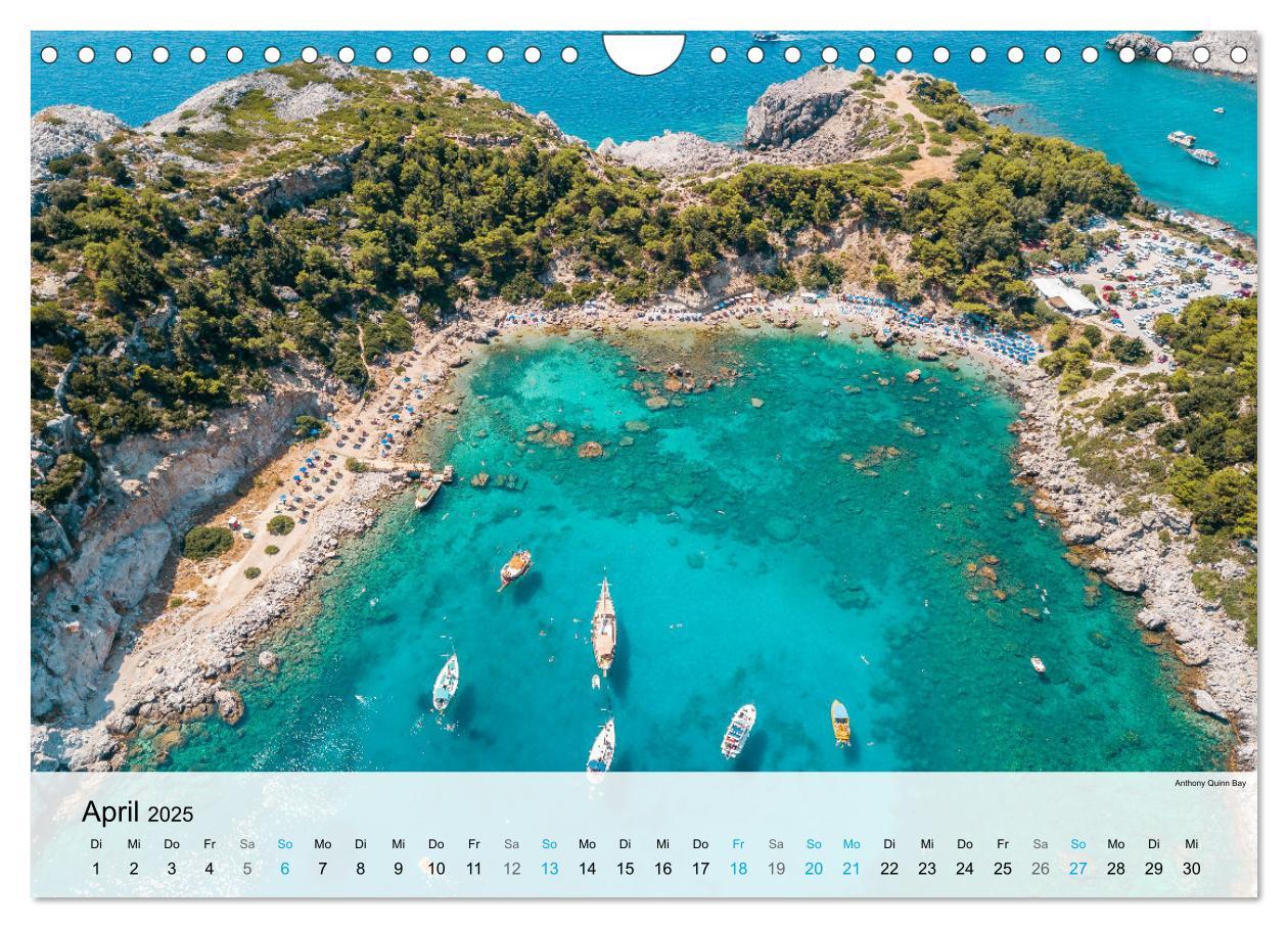 Bild: 9783383926563 | Rhodos - Die Highlights der Insel (Wandkalender 2025 DIN A4 quer),...