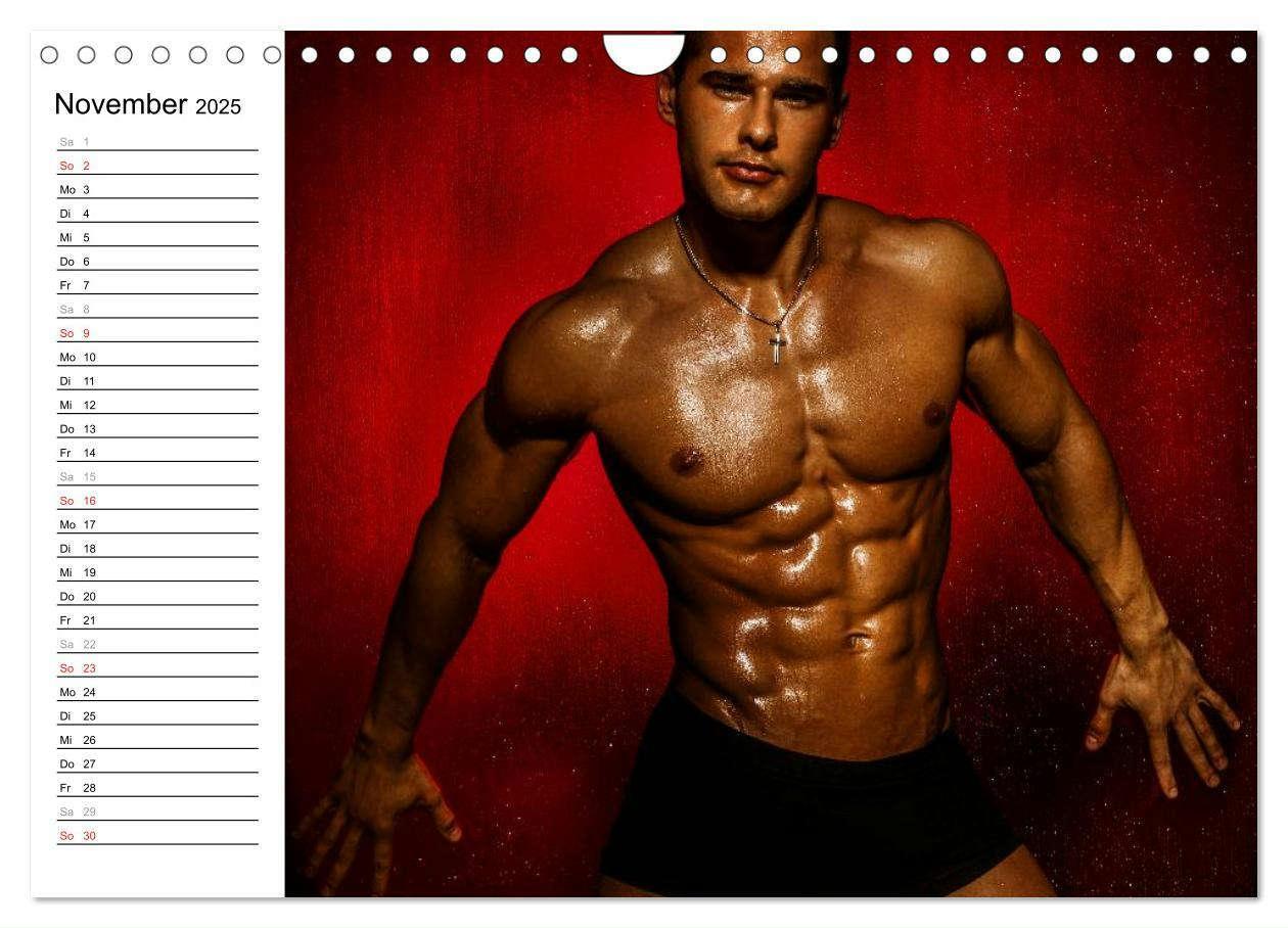 Bild: 9783435699414 | Männer - Maskuline Ästhetik (Wandkalender 2025 DIN A4 quer),...