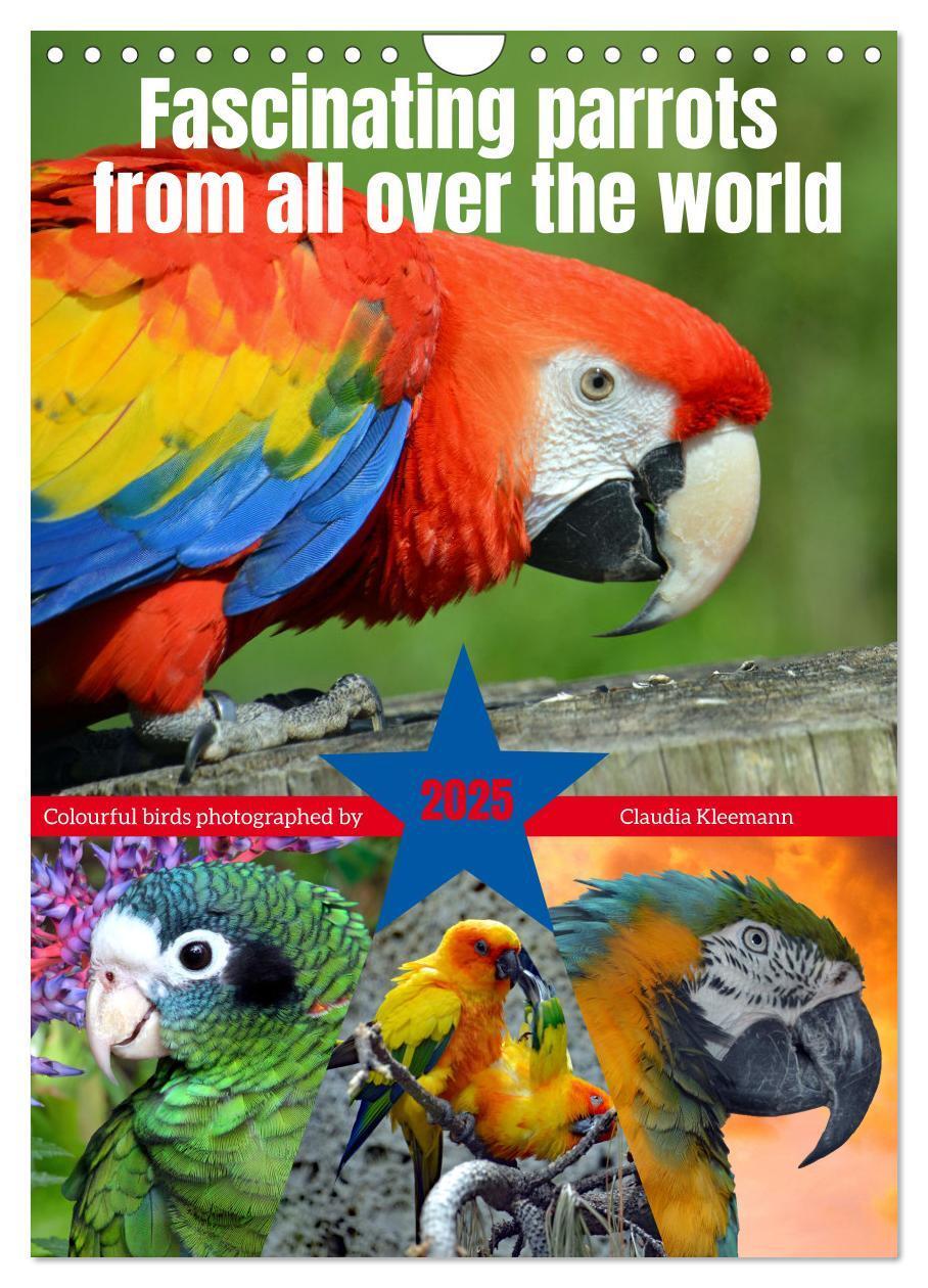 Cover: 9781325970094 | Fascinating parrots from all over the world (Wall Calendar 2025 DIN...