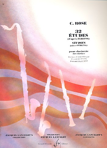 Cover: 9790043010524 | 32 études d'après Ferling pour clarinet | Cyrille Rose | Buch