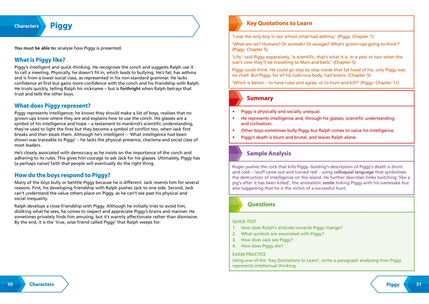 Bild: 9780008247164 | Collins Snap Revision Text Guides - Lord of the Flies: Aqa GCSE...