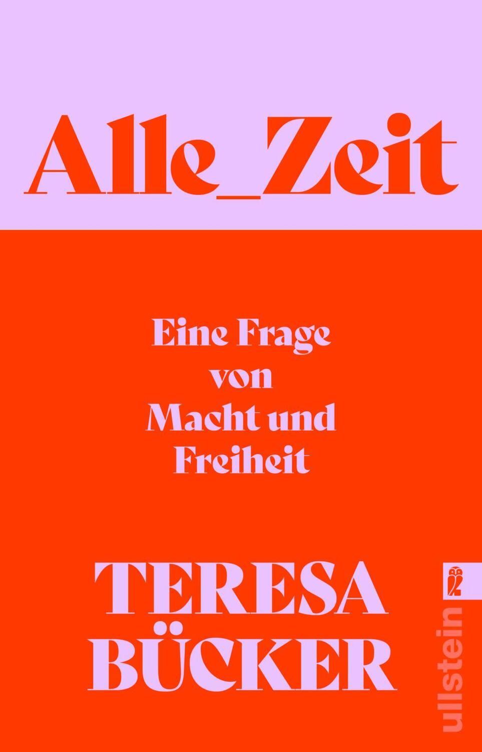 Cover: 9783548068329 | Alle_Zeit | Teresa Bücker | Taschenbuch | 400 S. | Deutsch | 2024