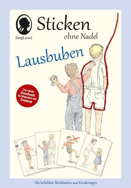 Cover: 4280000809223 | Sticken ohne Nadel "Lausbuben" | SingLiesel GmbH | Spiel | Deutsch