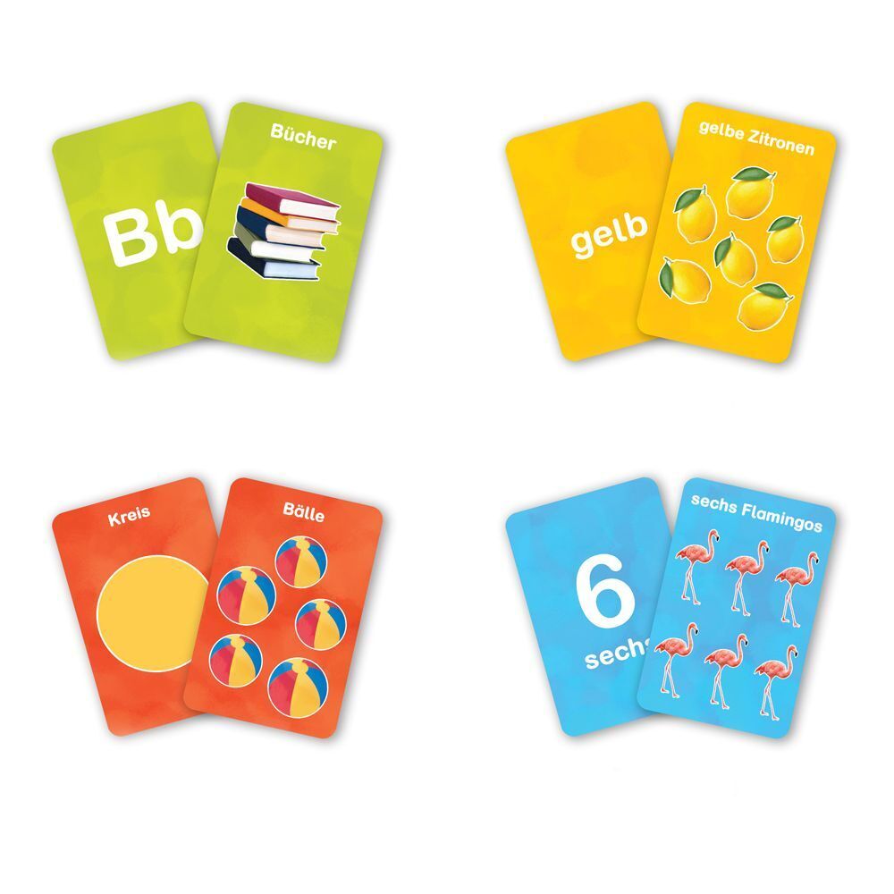 Bild: 8904279502994 | Flash-Karten - Buchstaben, Zahlen, Formen und Farben | Spiel | Karton
