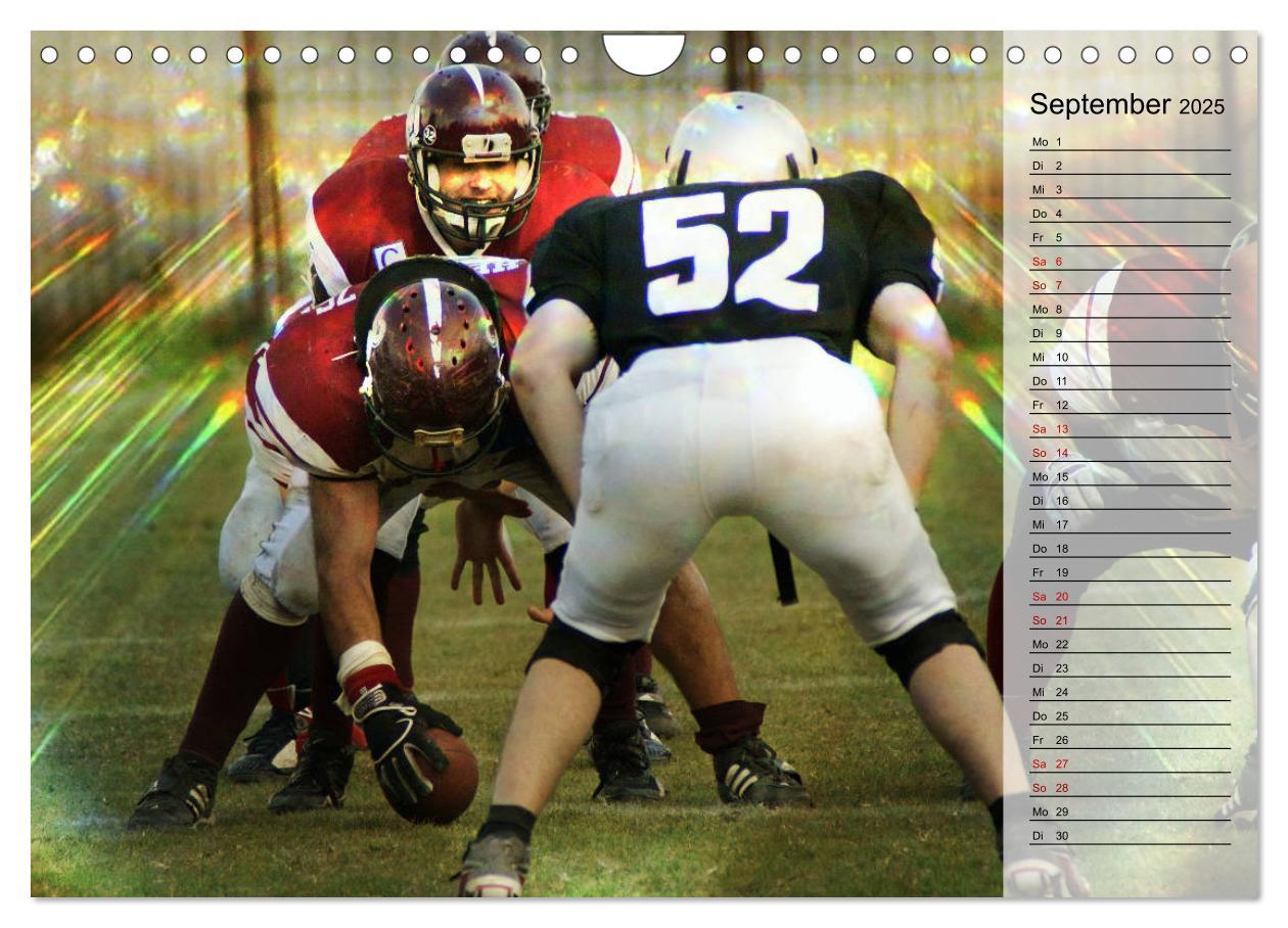 Bild: 9783435417285 | HEROES - American Football (Wandkalender 2025 DIN A4 quer),...