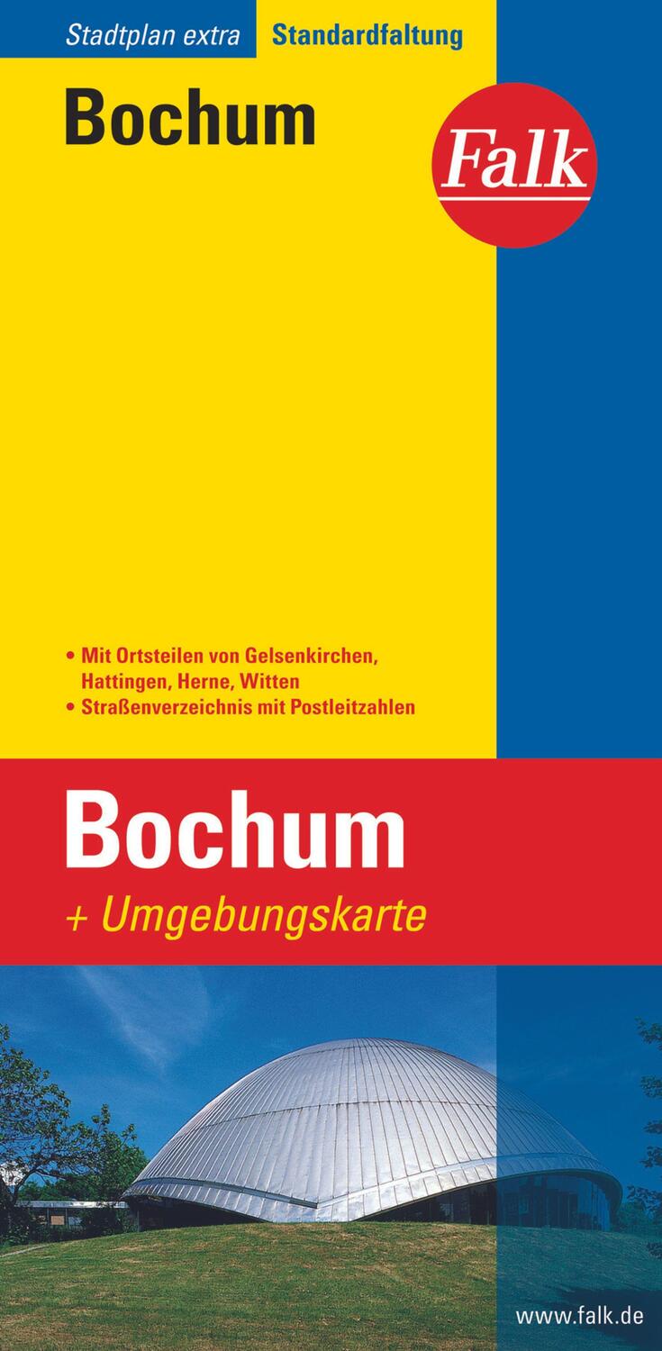 Cover: 9783827922304 | Falk Stadtplan Extra Standardfaltung Bochum 1 : 15 000 | (Land-)Karte