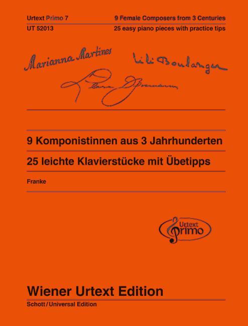 Cover: 9783850558105 | 9 Komponistinnen aus 3 Jahrhunderten | Nils Franke | Broschüre | 64 S.