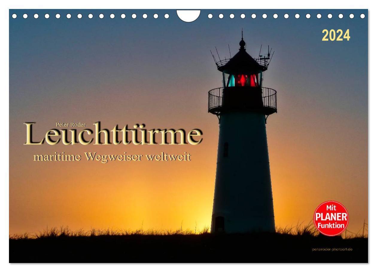 Cover: 9783675468306 | Leuchttürme - maritime Wegweiser weltweit (Wandkalender 2024 DIN A4...