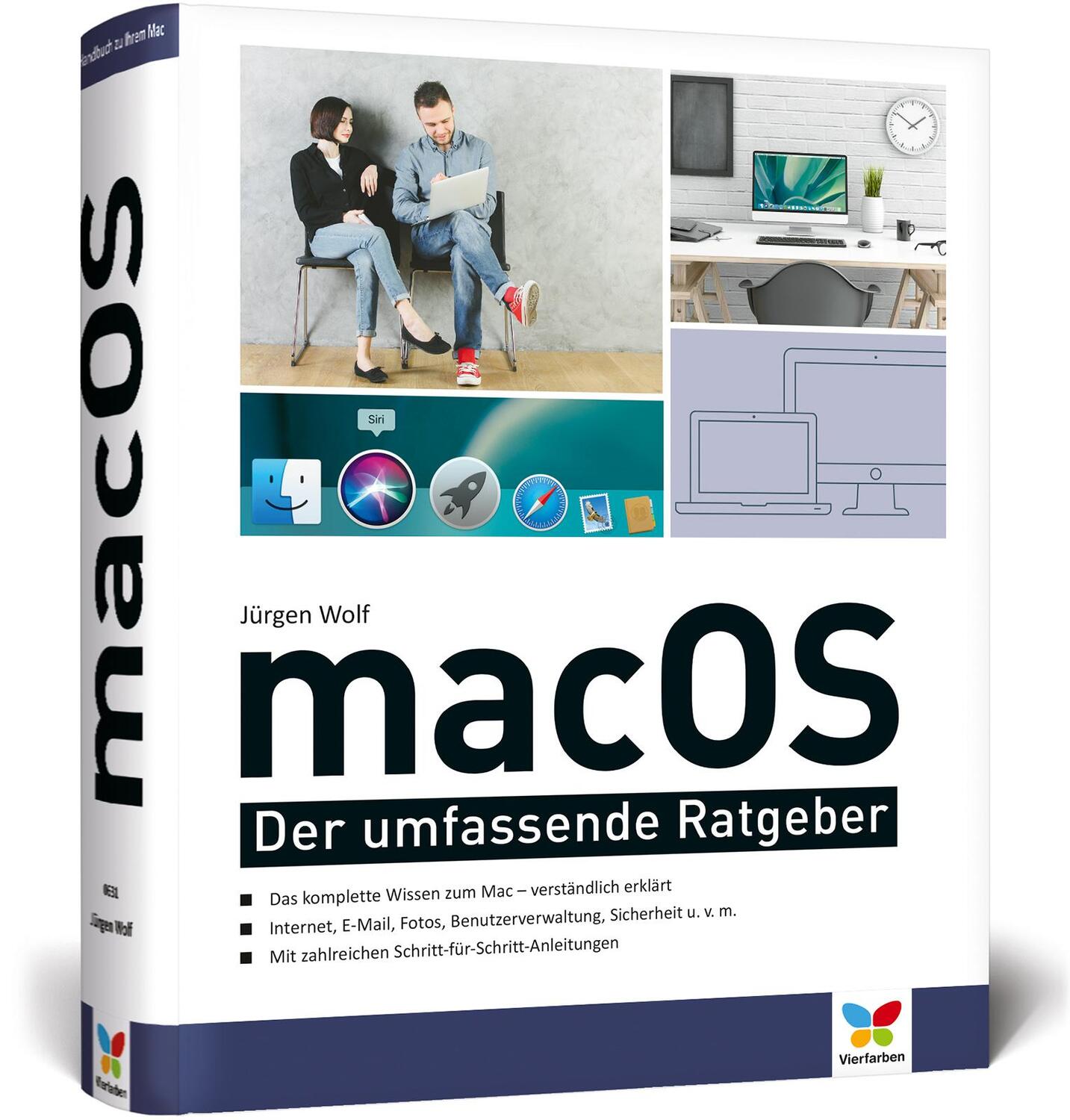 Cover: 9783842106314 | macOS | Jürgen Wolf | Buch | 1198 S. | Deutsch | 2018 | Vierfarben