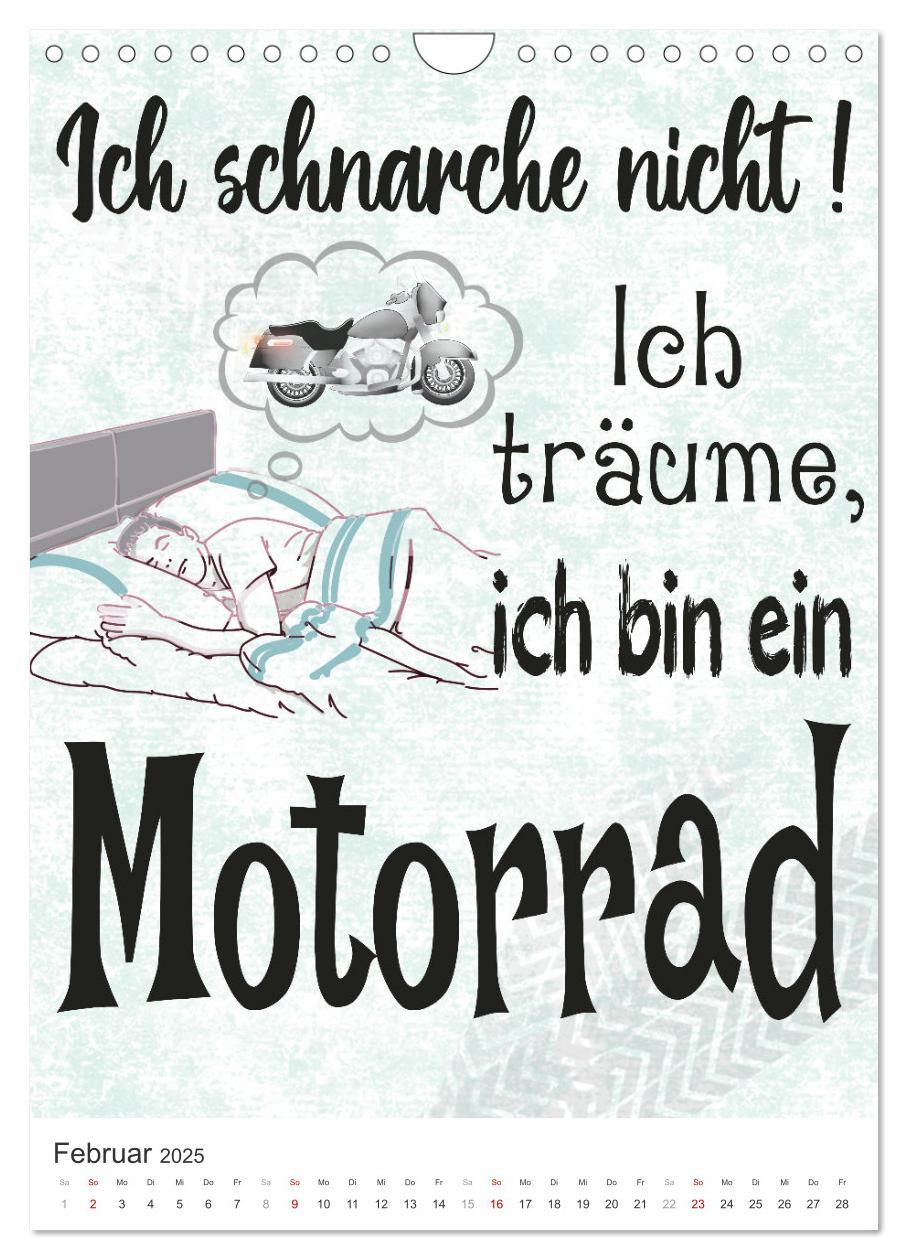 Bild: 9783435923823 | Coole Biker-Sprüche (Wandkalender 2025 DIN A4 hoch), CALVENDO...