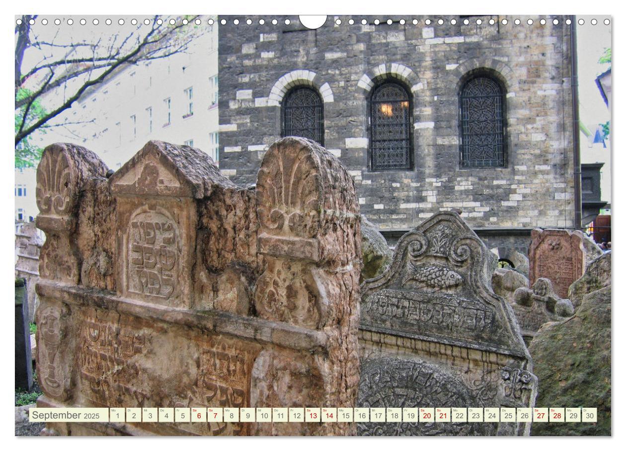 Bild: 9783383905025 | Prag. Jüdischer Friedhof und Synagogen (Wandkalender 2025 DIN A3...