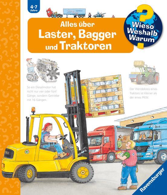 Cover: 9783473327553 | Wieso? Weshalb? Warum?, Band 38: Alles über Laster, Bagger und...