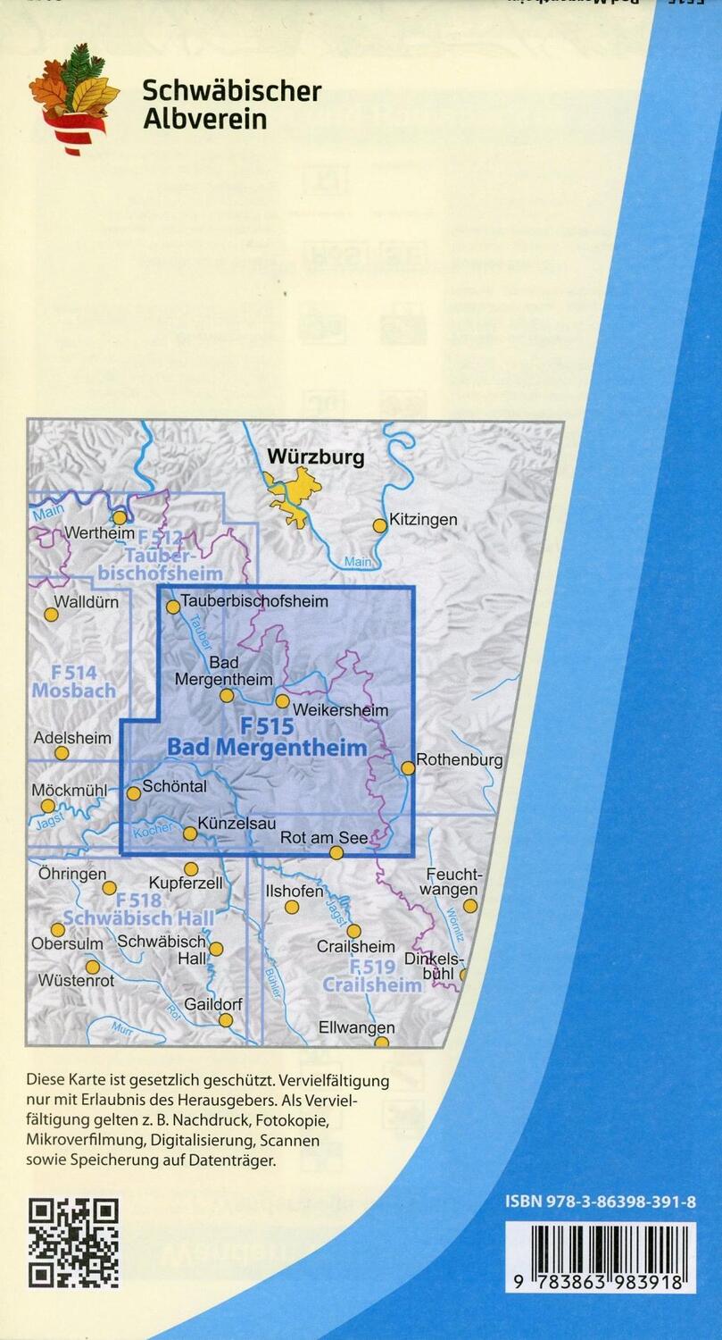 Bild: 9783863983918 | Freizeitkarte Bad Mergentheim 1 : 50 000 | (Land-)Karte | Deutsch