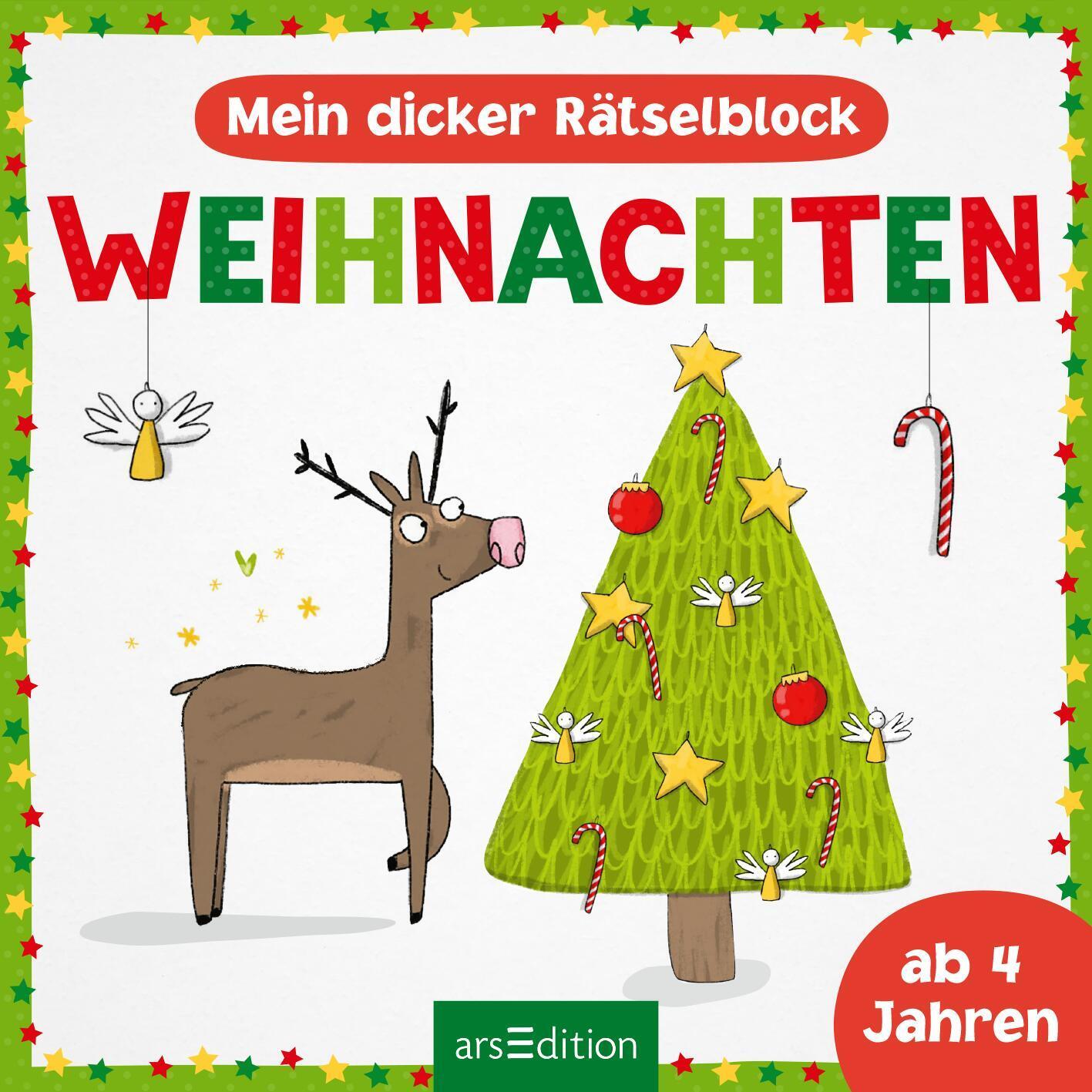 Bild: 9783845853208 | Mein dicker Rätselblock Weihnachten | Ab 4 Jahren | Taschenbuch | 2023