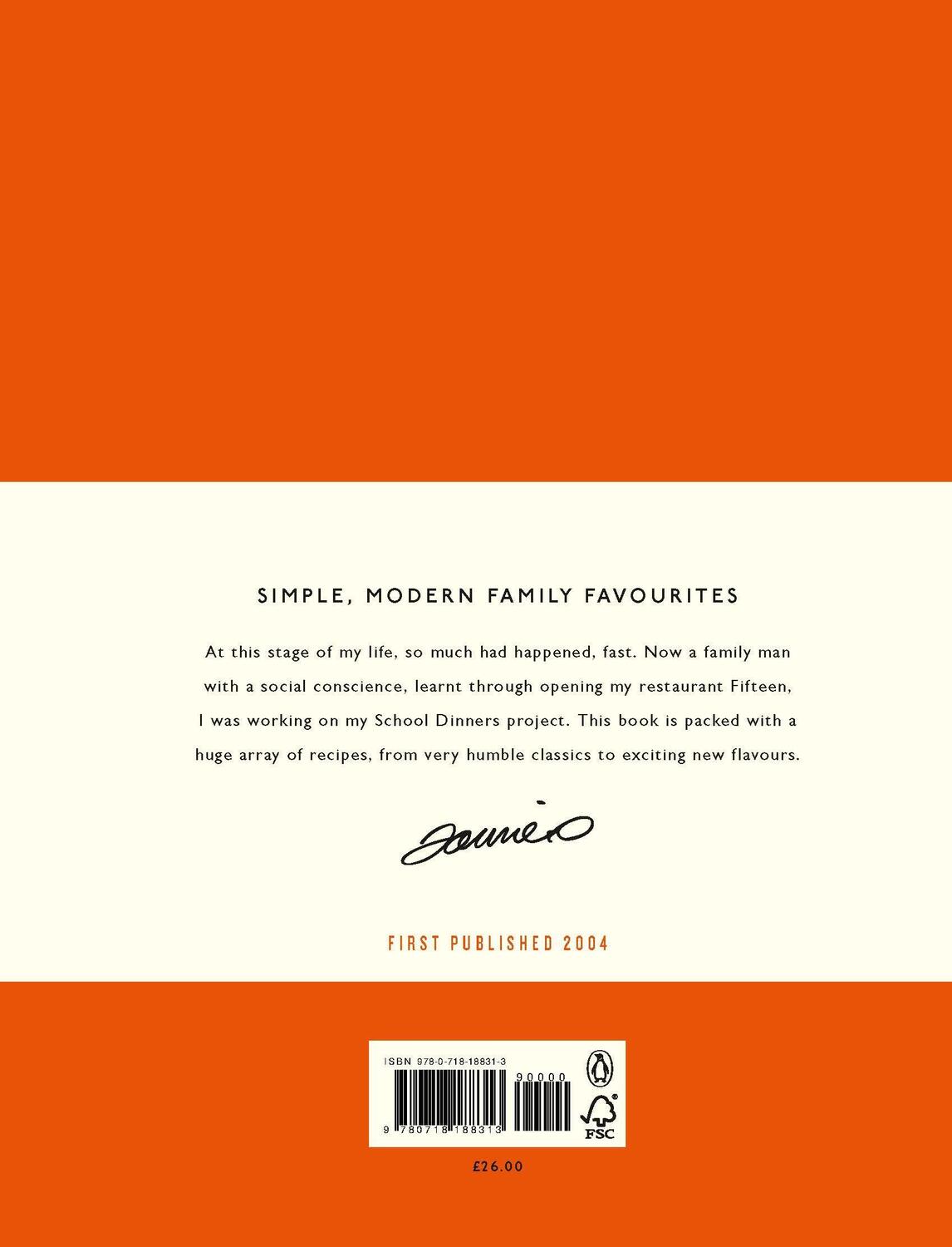 Rückseite: 9780718188313 | Jamie's Dinners | Jamie Oliver | Buch | Anniversary Editions | 2019