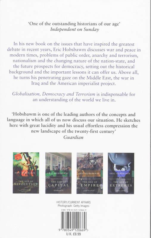 Rückseite: 9780349120669 | Globalisation, Democracy And Terrorism | Eric Hobsbawm | Taschenbuch