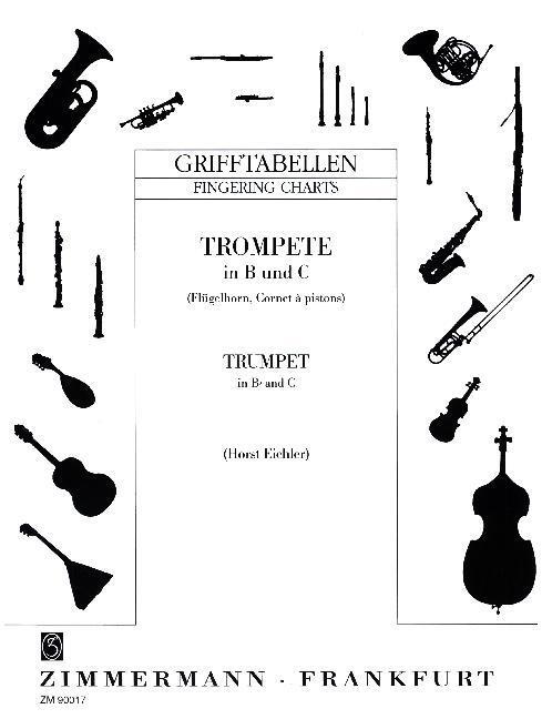 Cover: 9790010900179 | Grifftabelle für Trompete in B, C | Buch | 4 S. | Deutsch | 1987