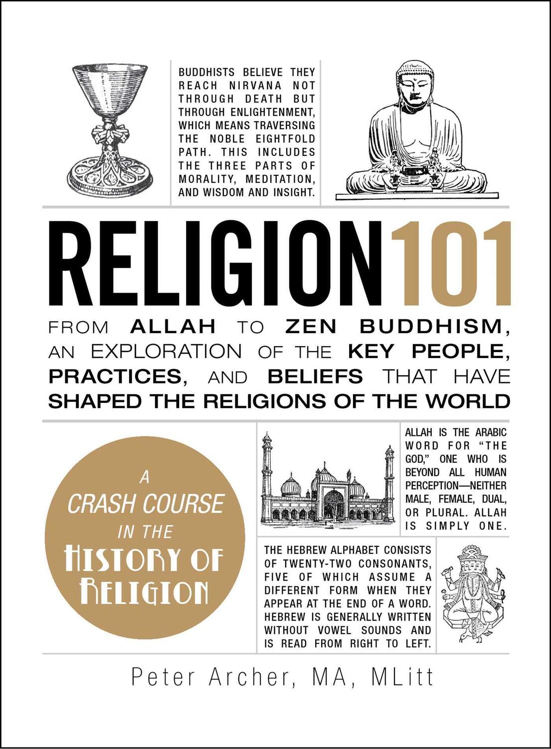 Cover: 9781440572630 | Religion 101: From Allah to Zen Buddhism, an Exploration of the Key...