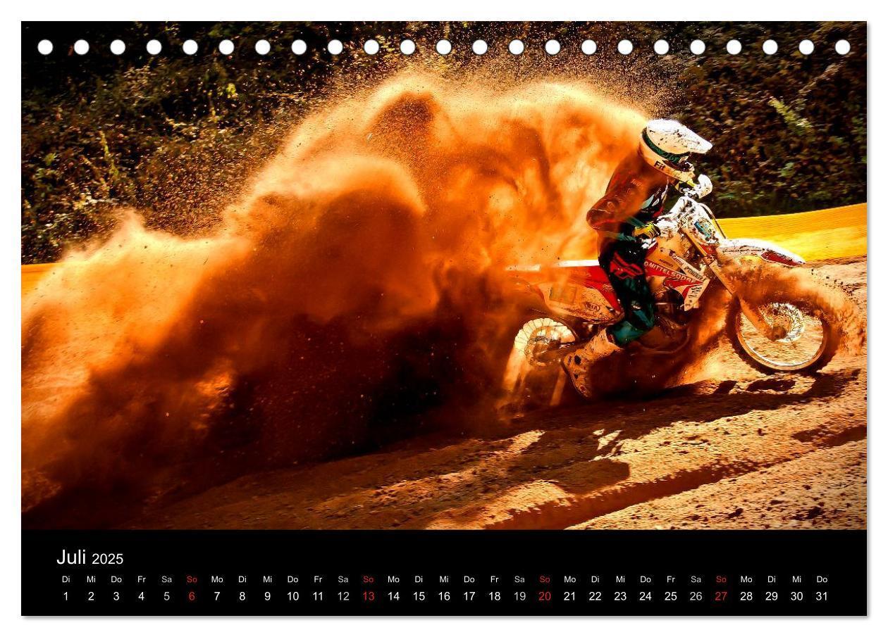 Bild: 9783435516735 | Motocross Kalender - Emotionen auf 2 Rädern (Tischkalender 2025 DIN...