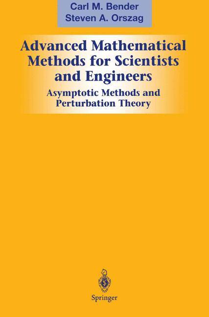 Cover: 9781441931870 | Advanced Mathematical Methods for Scientists and Engineers I | Buch