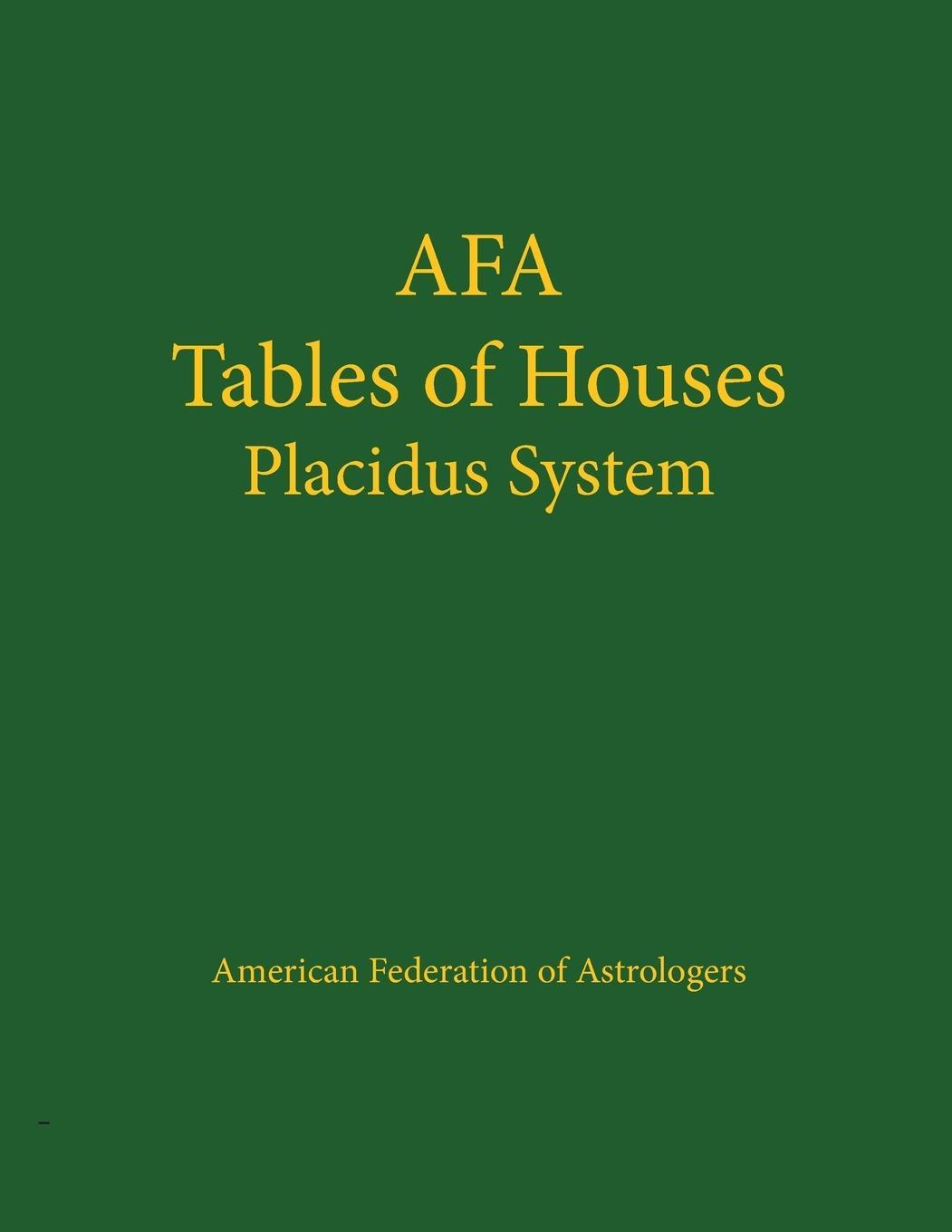 Cover: 9780866902526 | Tables of Houses Placidus System | Astro Numeric Service (u. a.)