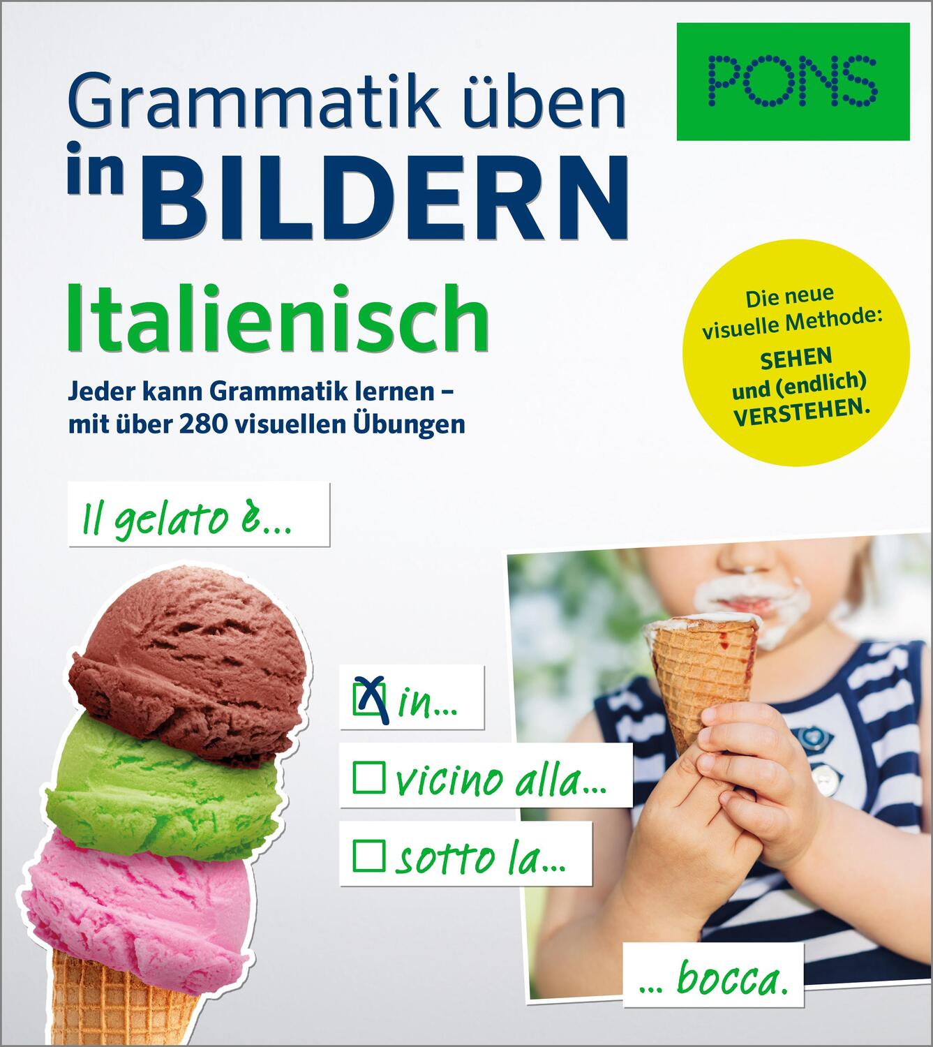 Cover: 9783125629158 | PONS Grammatik üben in Bildern Italienisch | Taschenbuch | 253 S.