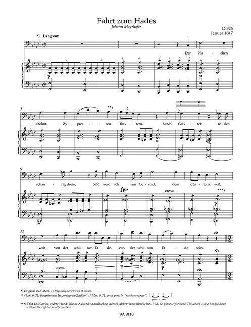 Bild: 9790006530595 | Lieder, Band 10 für hohe Stimme | Singpartitur | Franz Schubert | Buch