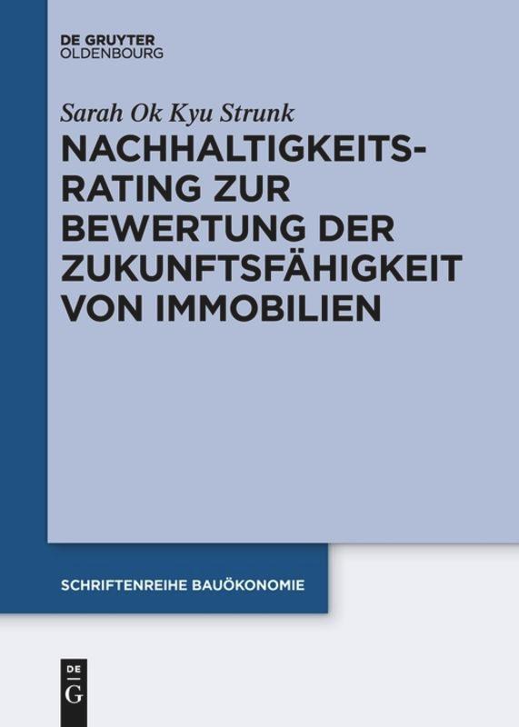 Cover: 9783110659832 | Nachhaltigkeitsrating zur Bewertung der Zukunftsfähigkeit von...