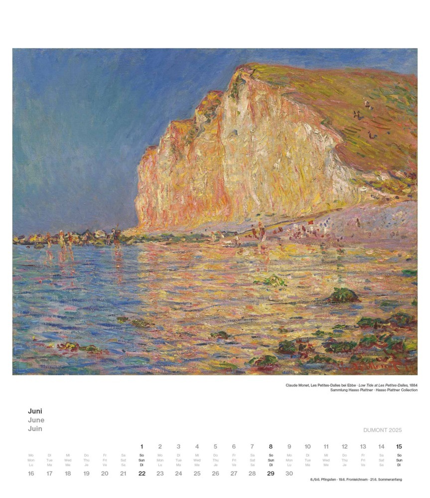 Bild: 4250809653334 | DUMONT - Impressionismus 2025 Wandkalender, 34,5x40cm,...