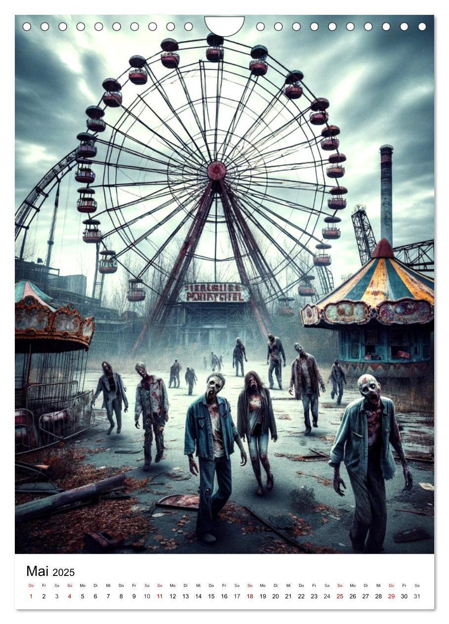 Bild: 9783383778544 | Zombies Zeitgeist - KI generierte Momente der Untoten (Wandkalender...