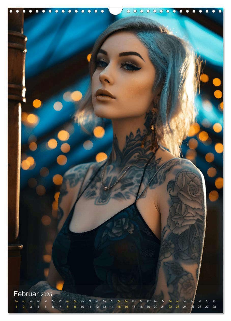 Bild: 9783435851089 | Tattoo Schönheiten - zwölf Monate, zwölf Frauen und jede Menge...