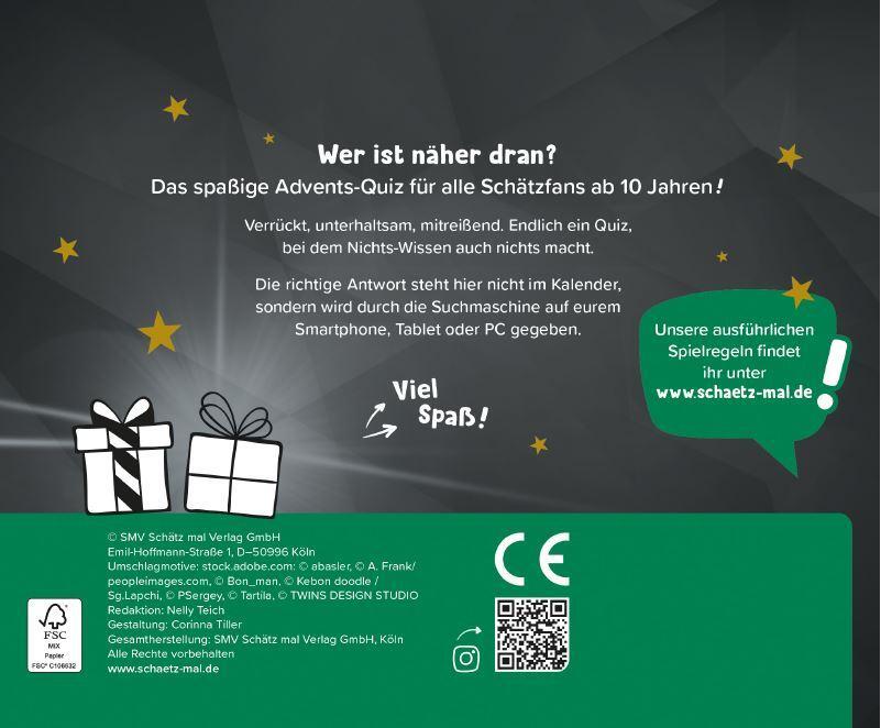 Rückseite: 9783989760301 | Schätz mal! Adventskalender | Taschenbuch | 48 S. | Deutsch | 2024