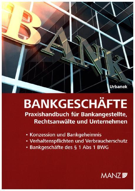 Cover: 9783214052218 | Bankgeschäfte | Christoph Urbanek | Buch | 2018 | EAN 9783214052218