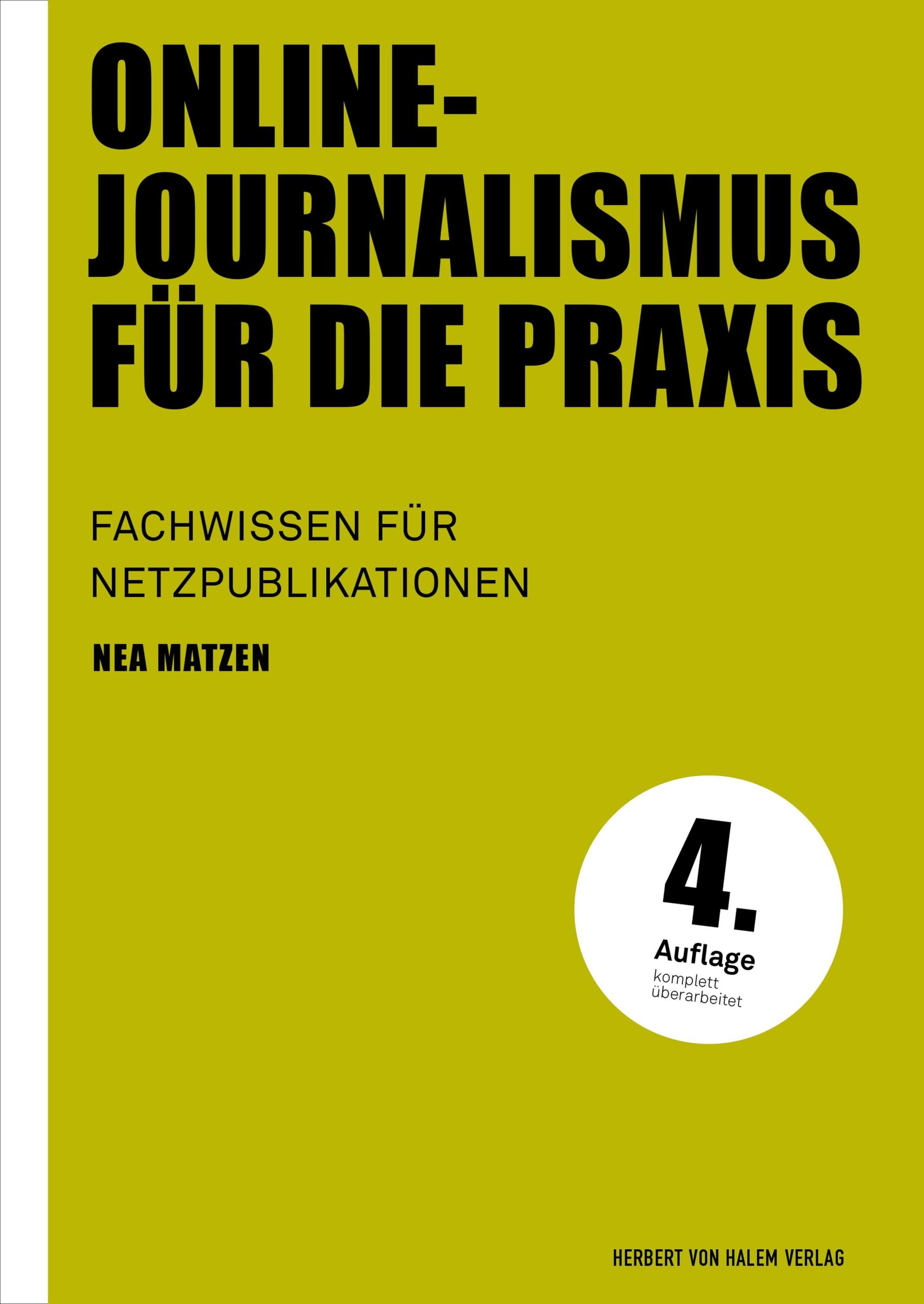 Cover: 9783744520355 | Online-Journalismus für die Praxis | Fachwissen für Netzpublikationen