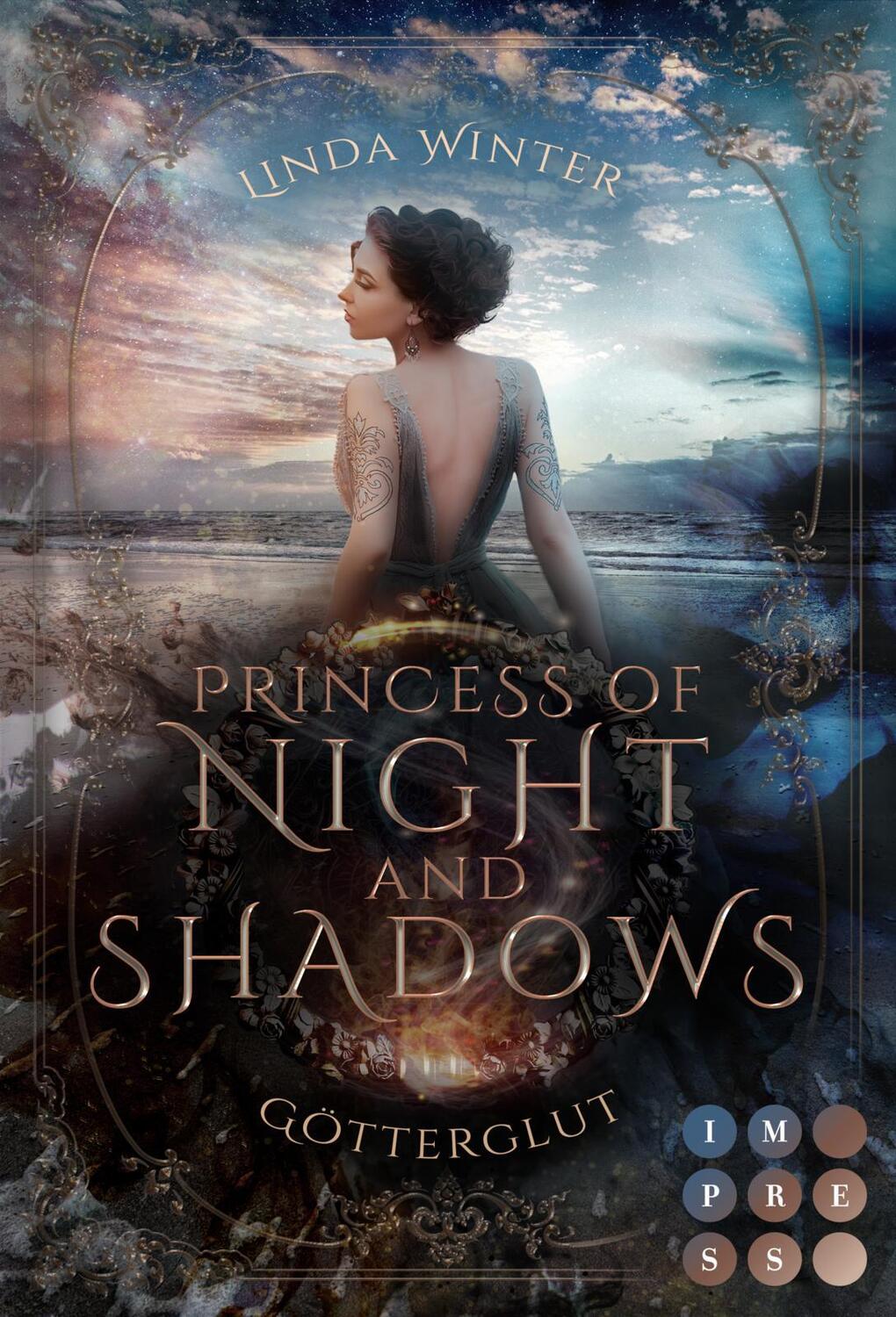 Cover: 9783551303950 | Princess of Night and Shadows. Götterglut | Linda Winter | Taschenbuch