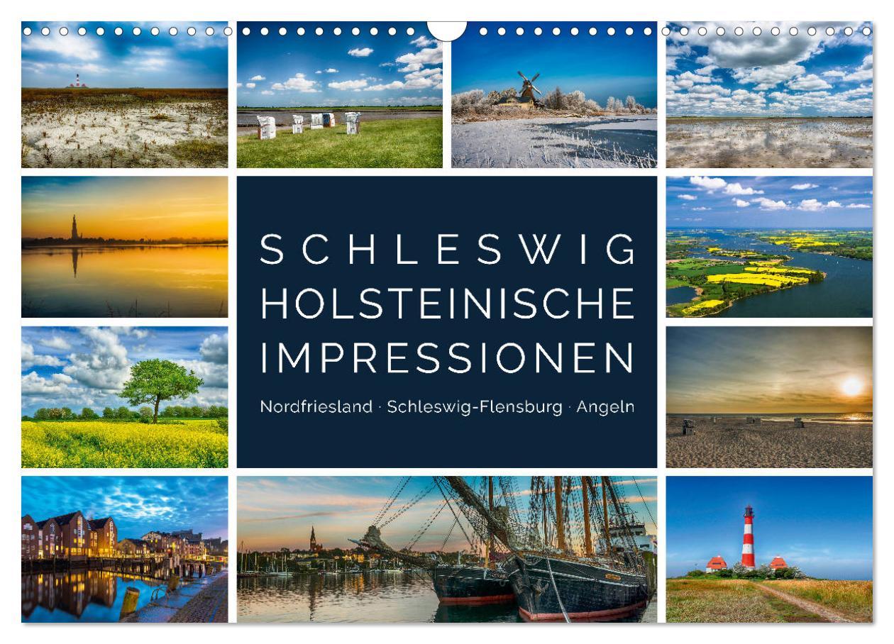 Cover: 9783435185085 | Schleswig-Holsteinische Impressionen (Wandkalender 2025 DIN A3...